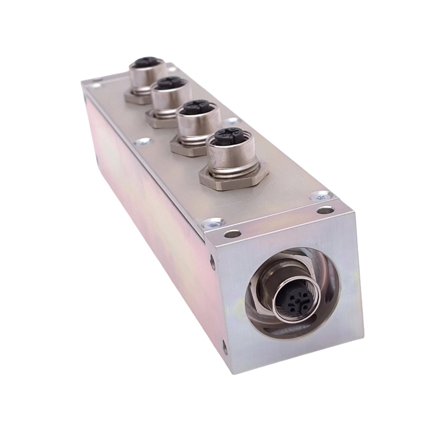 Used RJG J-LX5-CE Lynx Junction Box, 5-Port M12 5-Pin, for eDART or CoPilot Systems