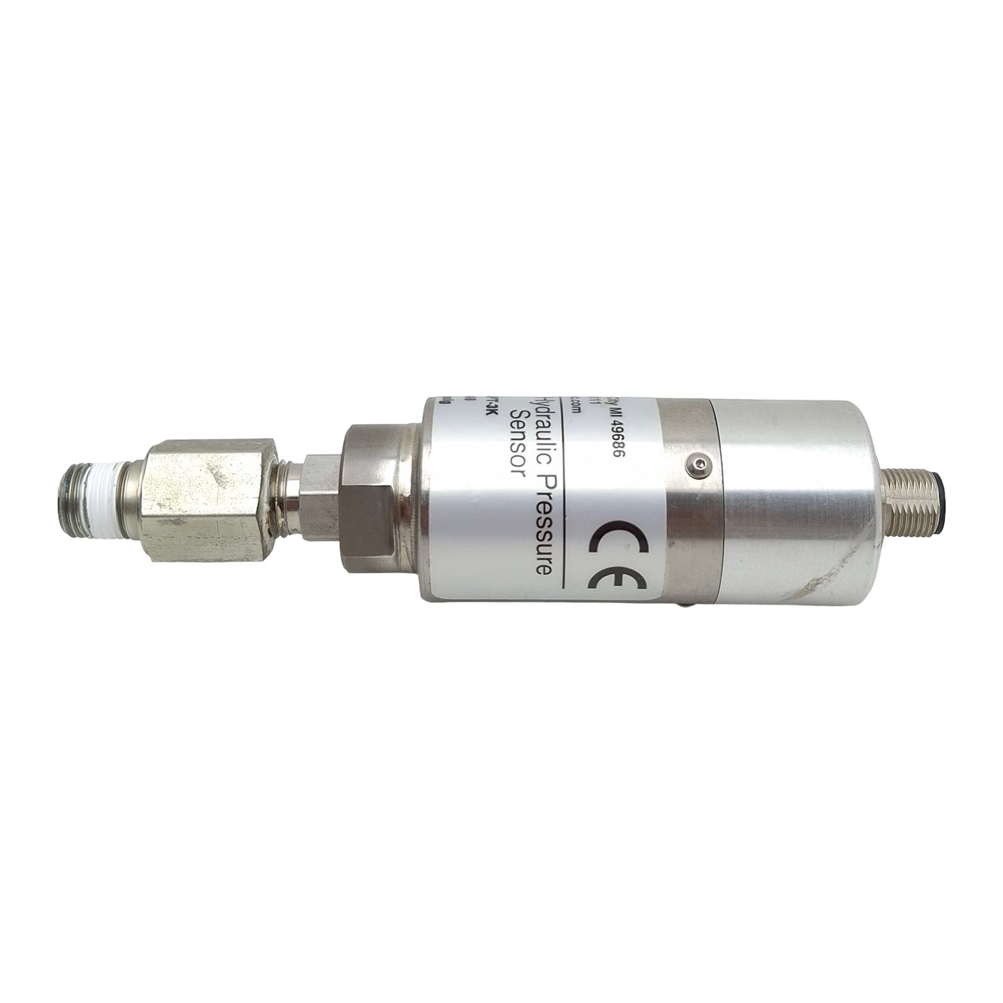 Used RJG LS-H-1/4NPT-3K Lynx Hydraulic Pressure Sensor, 0-3000psig, 1/4in NPT, 4P M12