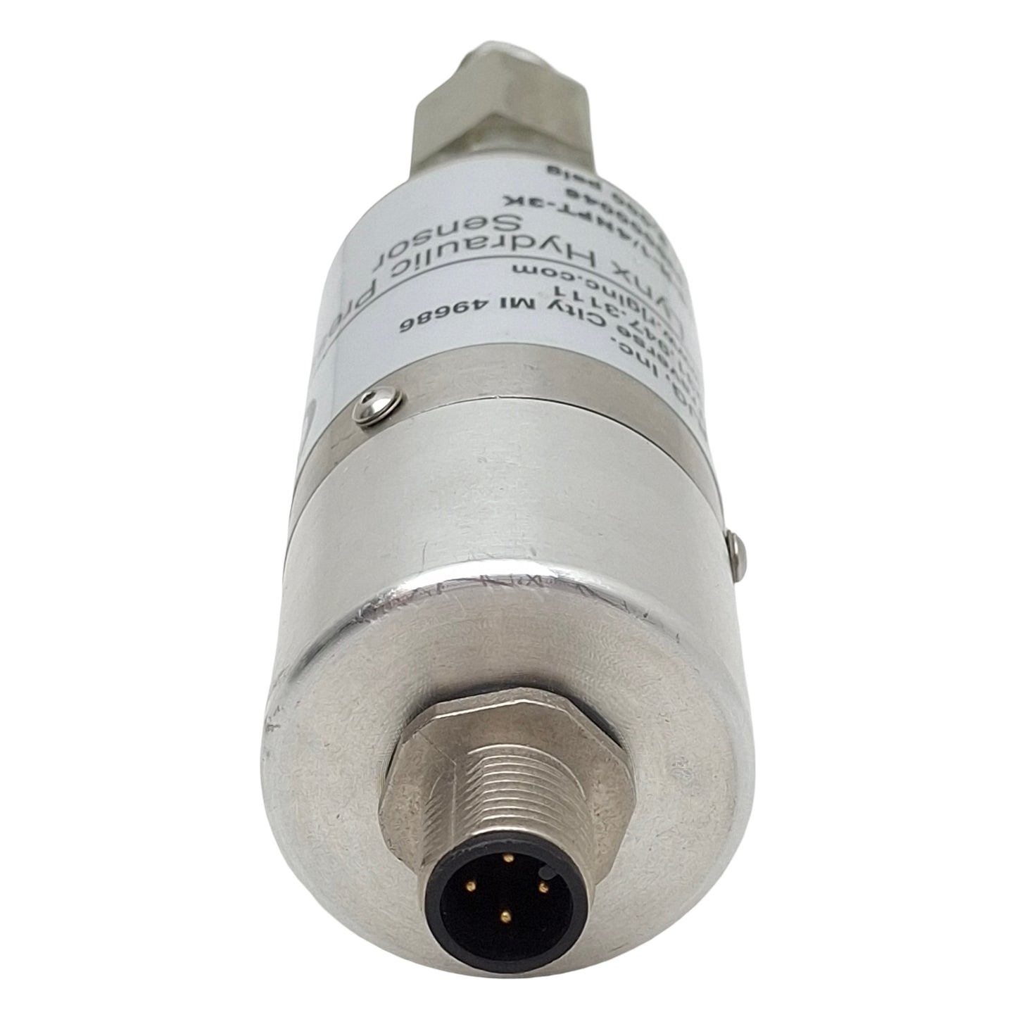 Used RJG LS-H-1/4NPT-3K Lynx Hydraulic Pressure Sensor, 0-3000psig, 1/4in NPT, 4P M12