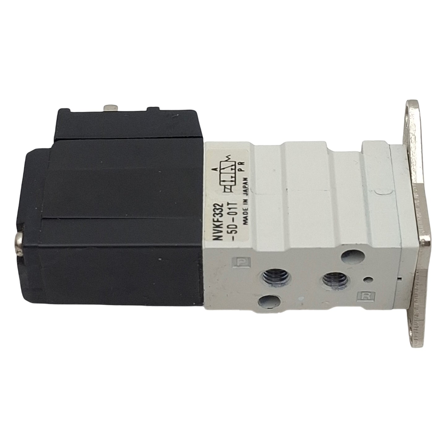 Used SMC NVKF332-5D-01T Solenoid Valve, 3/2-Way, 1/8in NPT, M5, 0-0.7MPa, 24VDC Coil