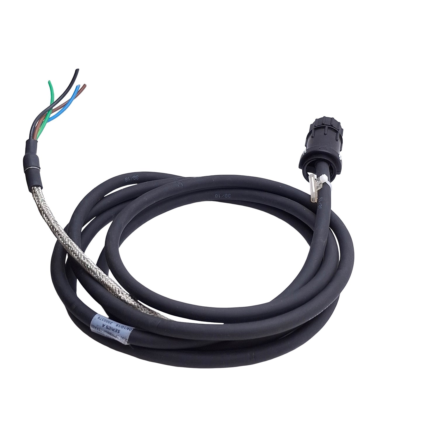 Used Allen Bradley 2090-CPWM6DF-16AA03 Kinetix Motor Power Cable, 3 Meters, 16AWG