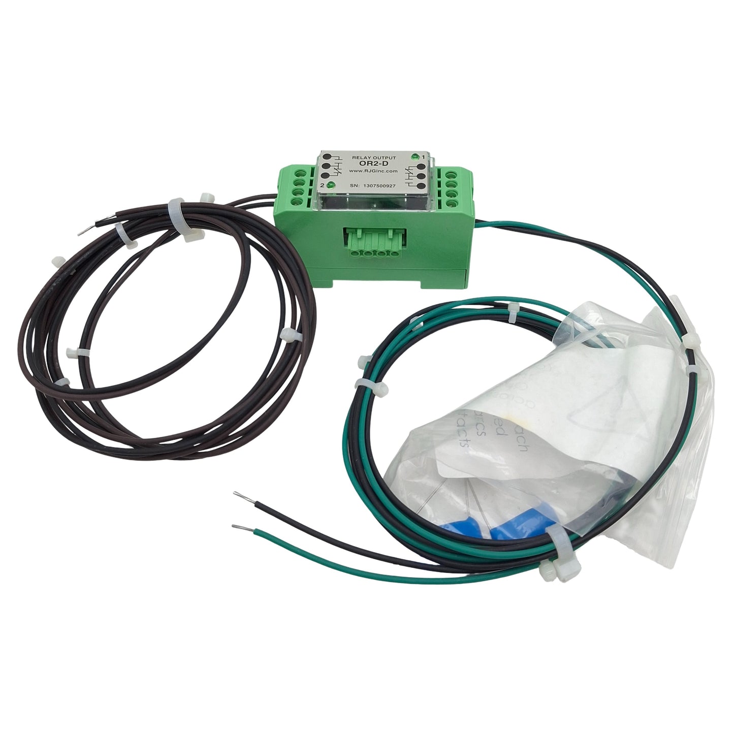 New – Open box RJG OR2-D Lynx Dual Relay Output Module, 2NO/2NC, 12VDC In, 1A 30VDC Out