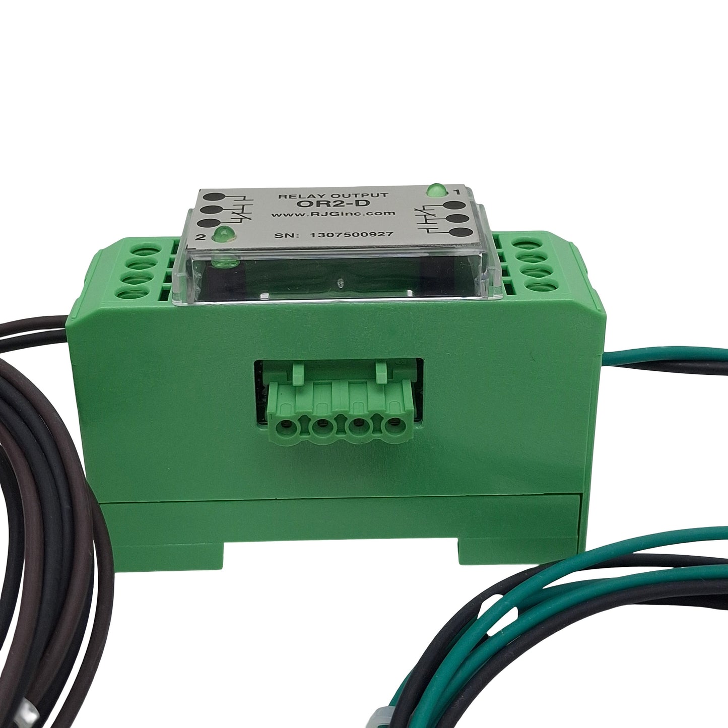 New – Open box RJG OR2-D Lynx Dual Relay Output Module, 2NO/2NC, 12VDC In, 1A 30VDC Out