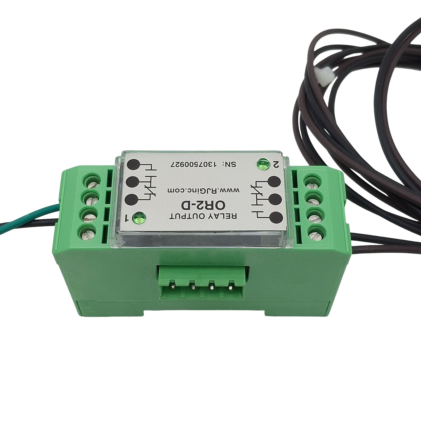 New – Open box RJG OR2-D Lynx Dual Relay Output Module, 2NO/2NC, 12VDC In, 1A 30VDC Out