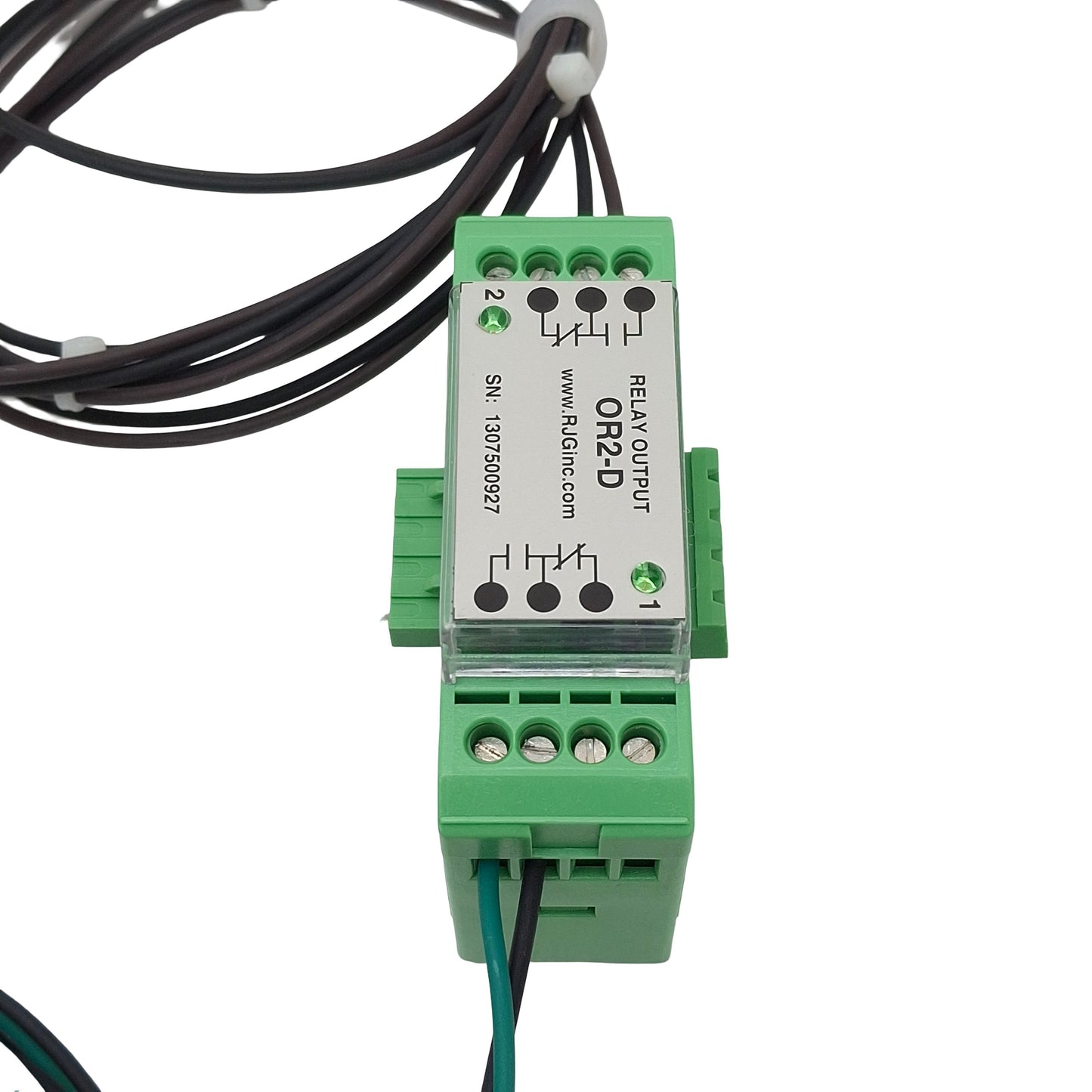 New – Open box RJG OR2-D Lynx Dual Relay Output Module, 2NO/2NC, 12VDC In, 1A 30VDC Out