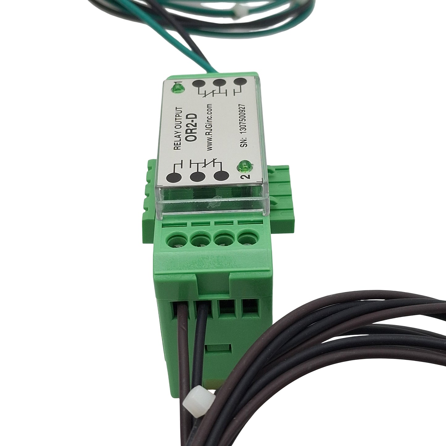 New – Open box RJG OR2-D Lynx Dual Relay Output Module, 2NO/2NC, 12VDC In, 1A 30VDC Out