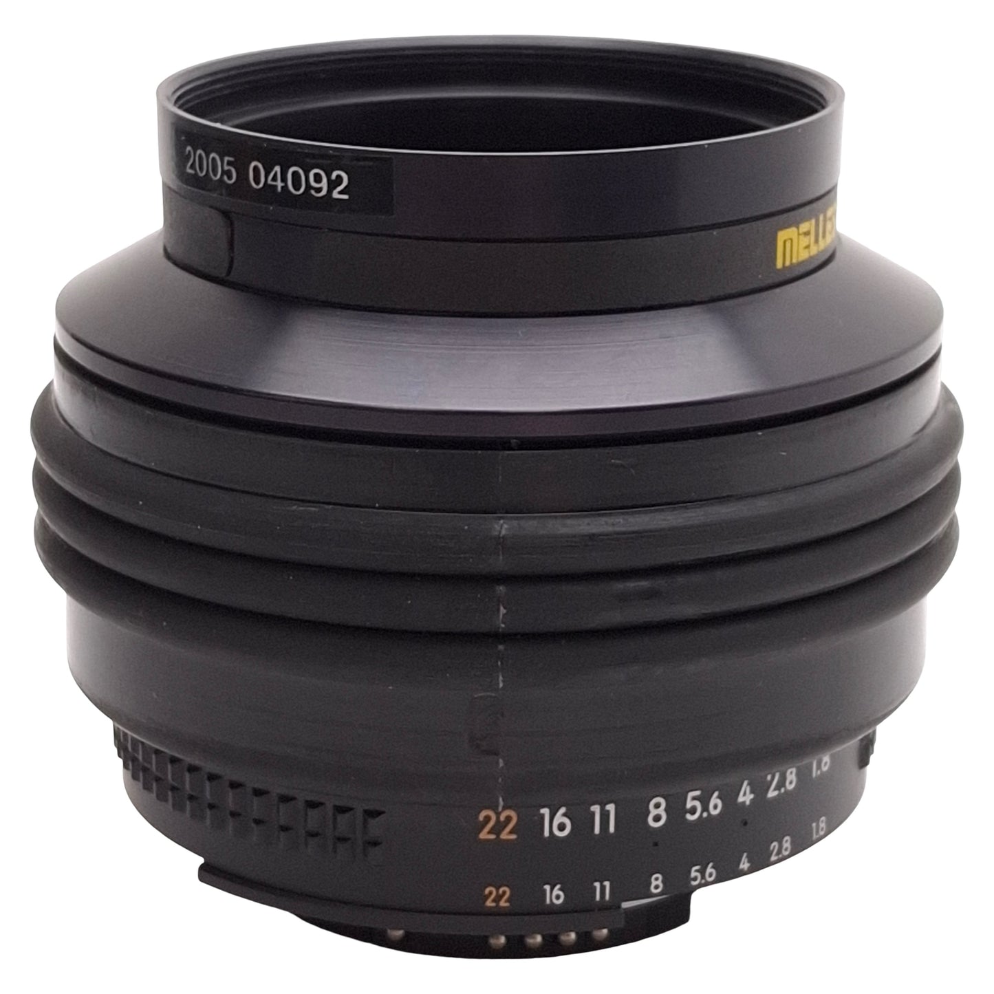 Used Melles Griot 59 LGB 450 Invaritar Nikon AF Nikkor Lens, 50mm, F/1.8, M52x0.75