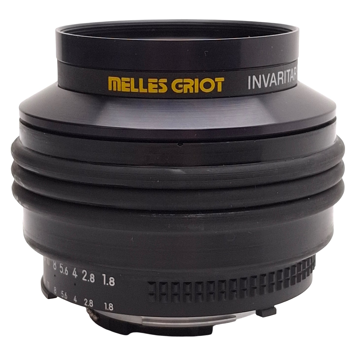 Used Melles Griot 59 LGB 450 Invaritar Nikon AF Nikkor Lens, 50mm, F/1.8, M52x0.75