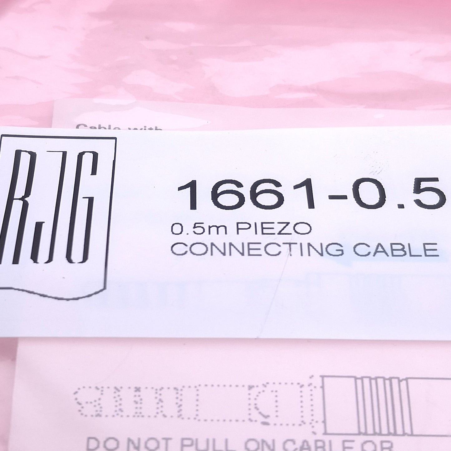 New RJG 1661-0.5 Piezoelectric Sensor Connector Cable For eDART or CoPilot Systems