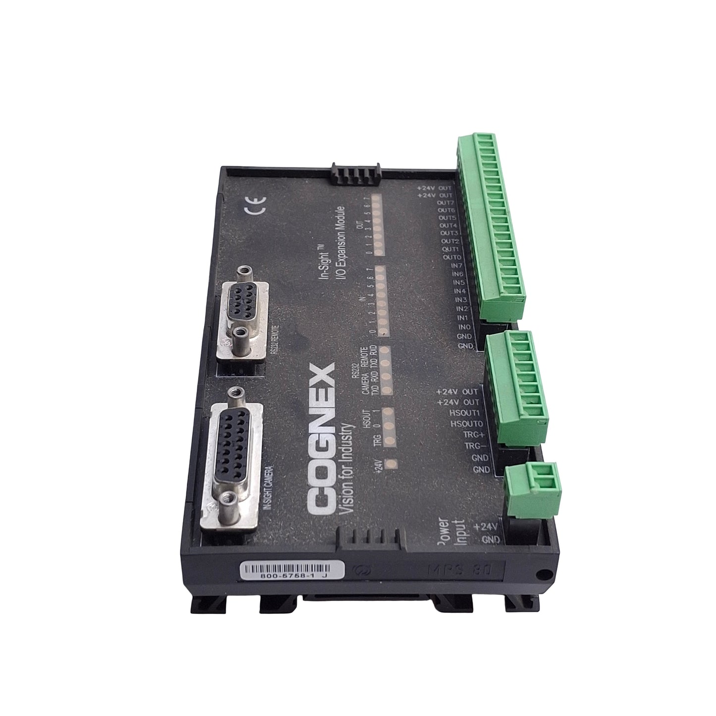 Used Cognex 800-5758-1 In-Sight Model 1450 I/O Expansion Module DB9, DB15, 24VDC