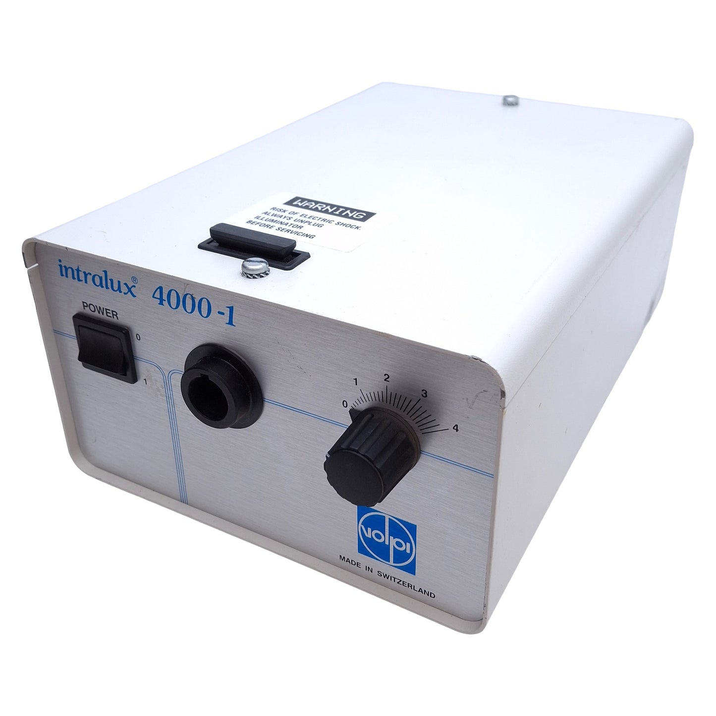Used Volpi Intralux 4000-1 10255 Fiber Optic Light Source 120W, 121VAC, ø15mm Output