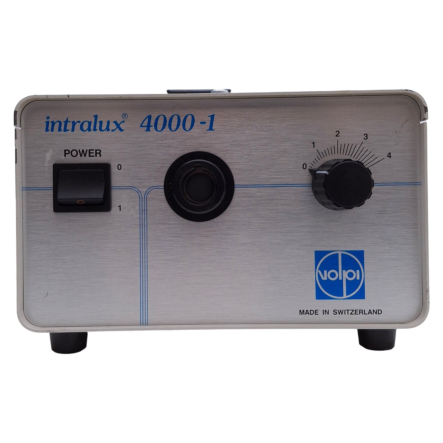 Used Volpi Intralux 4000-1 10255 Fiber Optic Light Source 120W, 121VAC, ø15mm Output