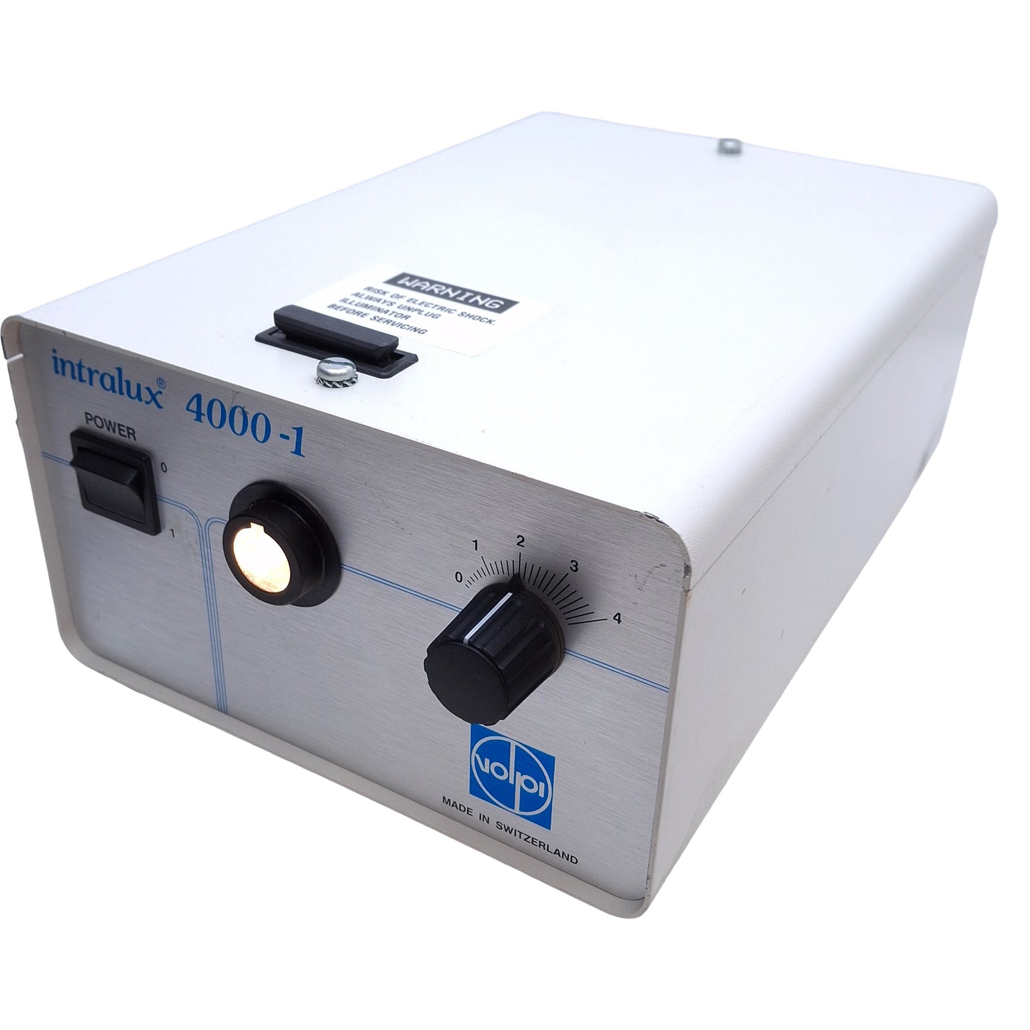 Used Volpi Intralux 4000-1 10255 Fiber Optic Light Source 120W, 121VAC, ø15mm Output