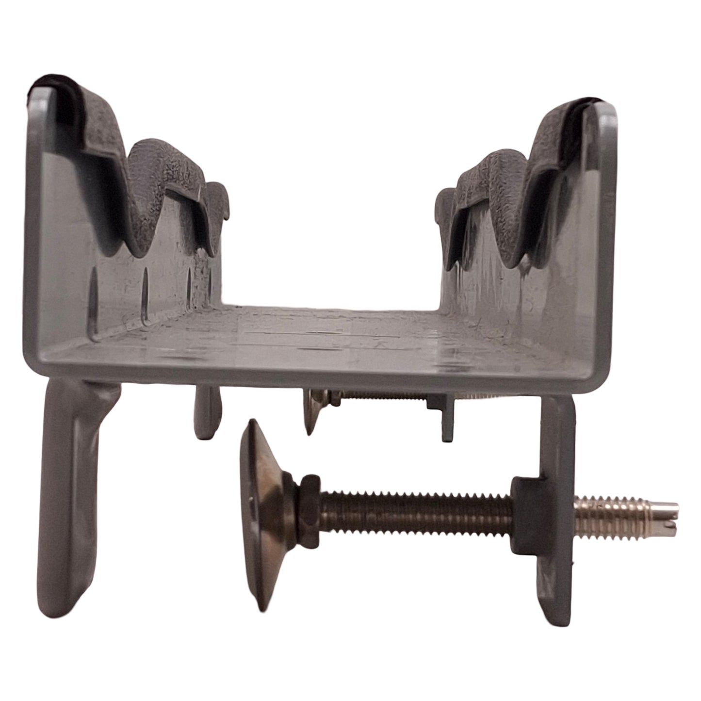 Used Justrite 35270 Gas Cylinder Support Bracket ø12in Max Cylinder, Bench Mount