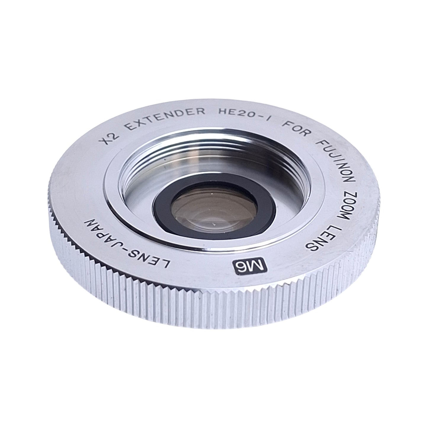 Used Fujinon HE20-1 X2 Extender Accessory 2.0X For Zoom C-Mount 25mm Dia CCTV Lens