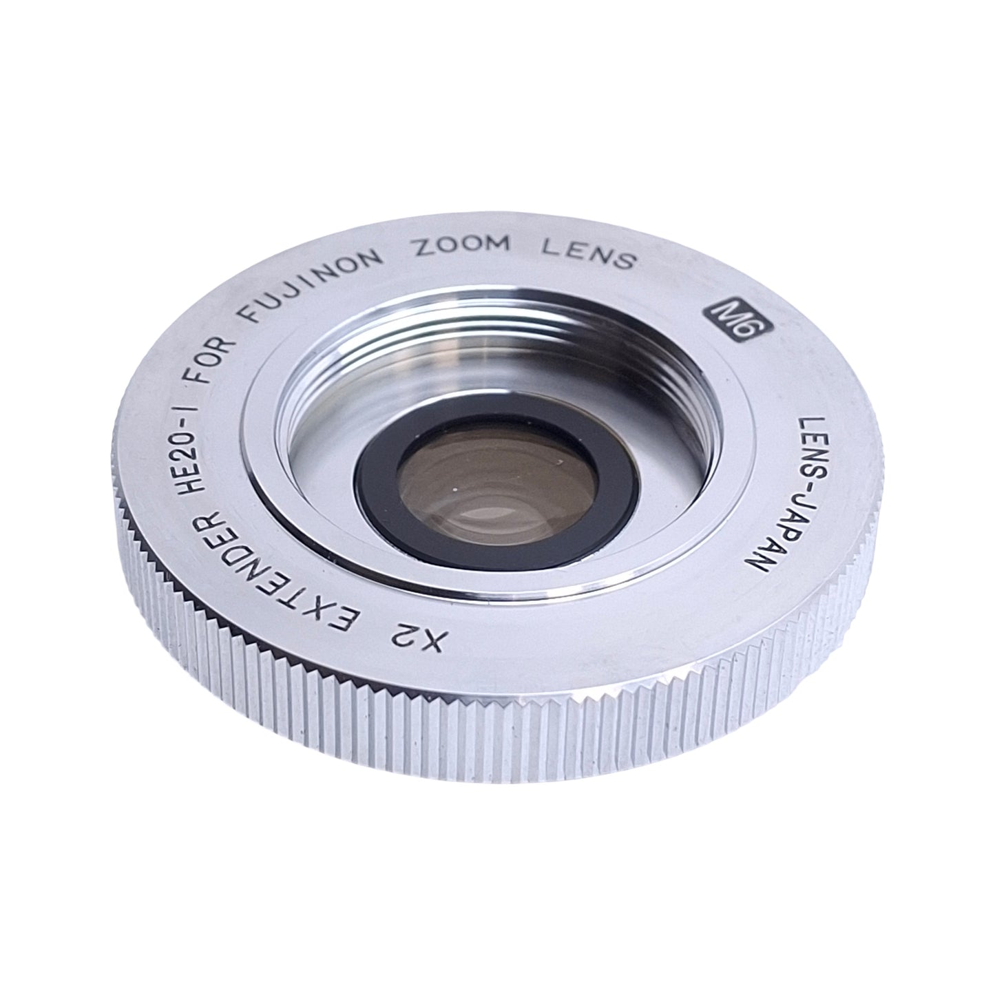 Used Fujinon HE20-1 X2 Extender Accessory 2.0X For Zoom C-Mount 25mm Dia CCTV Lens