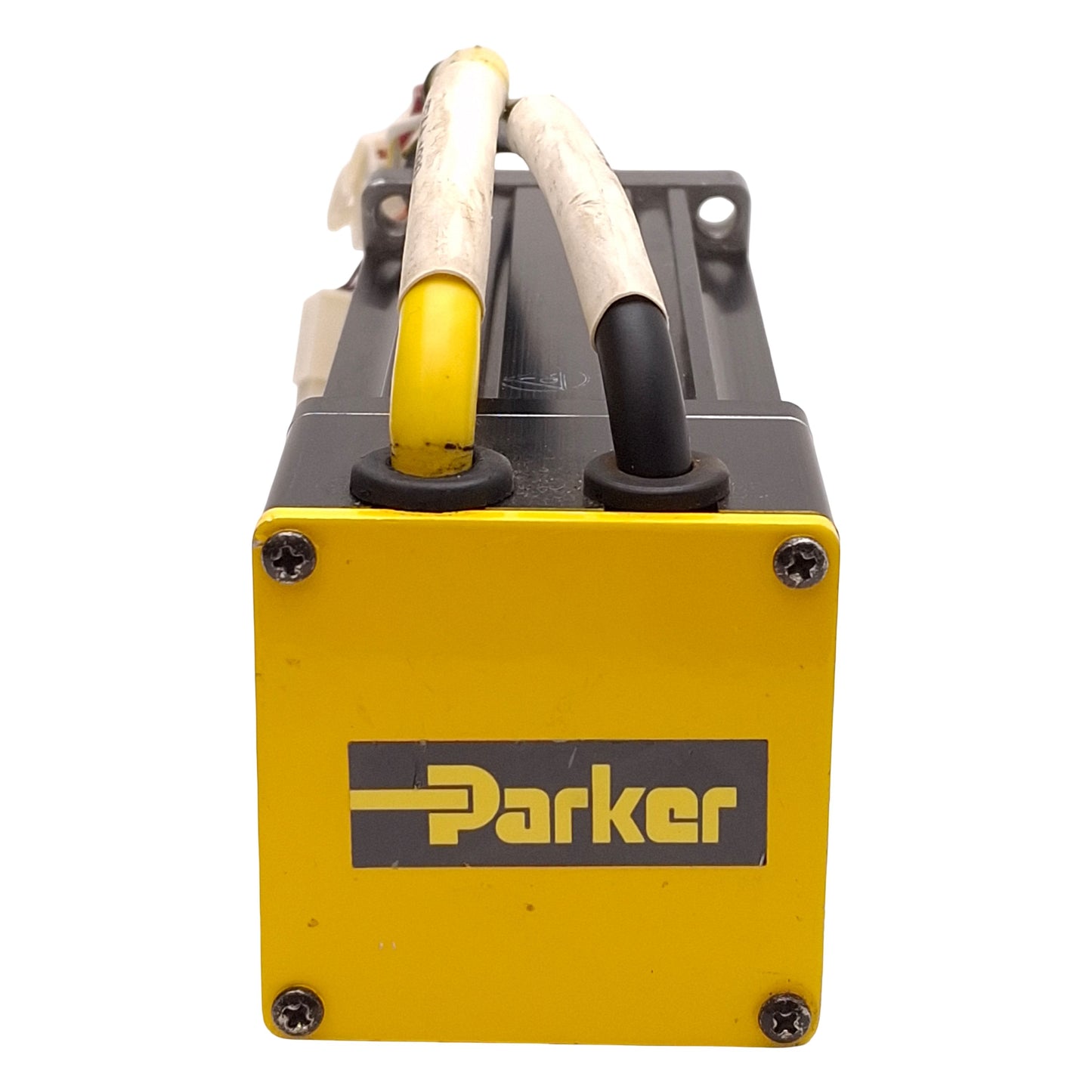 Used Parker SM232AE-KLCB Servo Motor 0.502kW 340VDC Bus 7500rpm, 24VDC Brake, NEMA 23