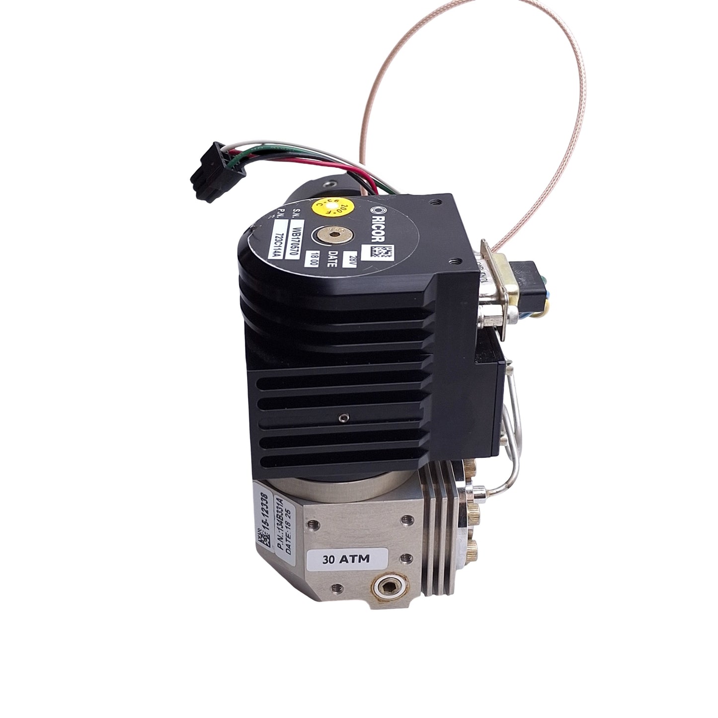 Used Infrared Associates 134B331A Stirling Cooled Infrared Detector 723C114A, 28V