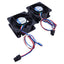 Used Lot of 2 Ebmpapst 614N/2M Compact Axial Fan w/Tach 60x60x25mm, 24VDC, 4100RPM