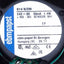 Used Lot of 2 Ebmpapst 614N/2M Compact Axial Fan w/Tach 60x60x25mm, 24VDC, 4100RPM