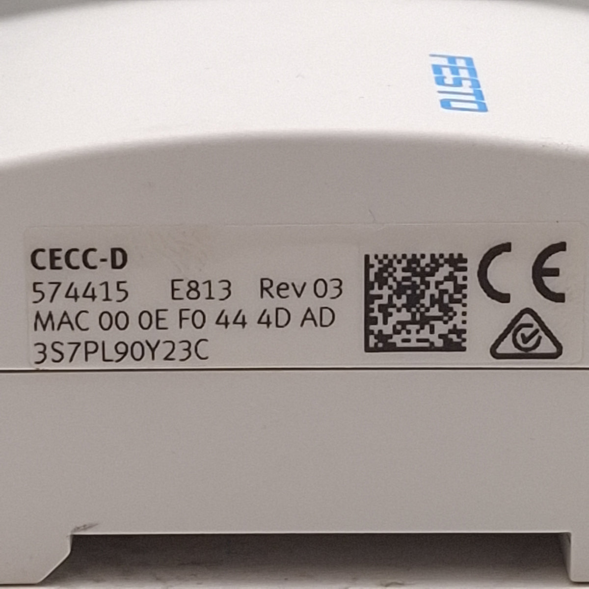 Used Festo 574415 CECC-D Codesys V3 Compact Controller w/ I/O, CAN, Ethernet, PNP