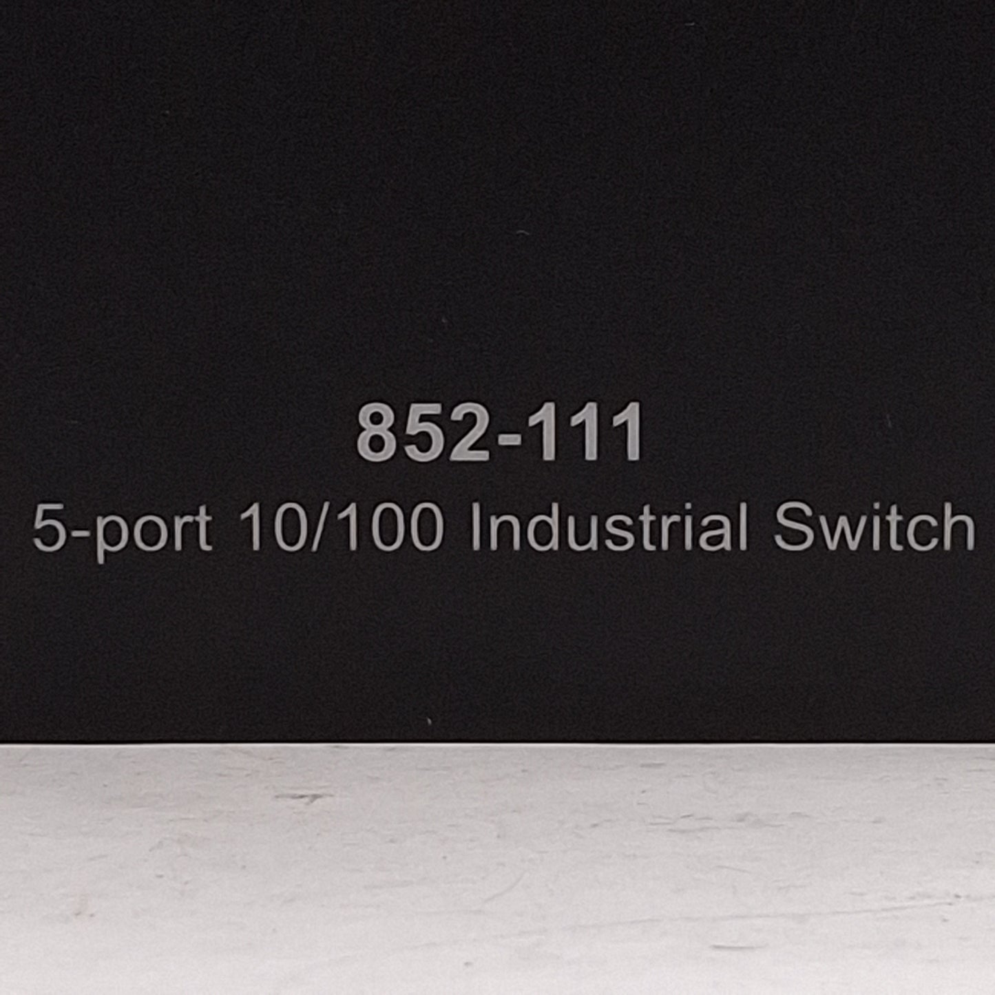 Used Wago 852-111 Industrial Ethernet Switch, 5-Port, RJ45, 18-30VDC, DIN Rail