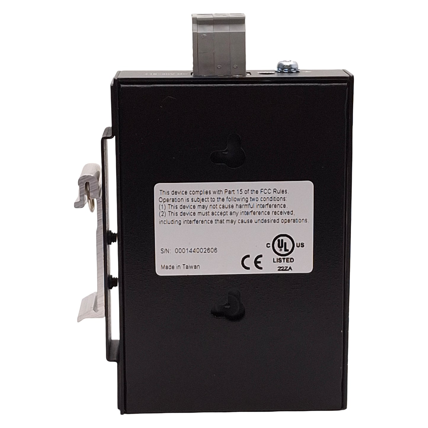 Used Wago 852-111 Industrial Ethernet Switch, 5-Port, RJ45, 18-30VDC, DIN Rail