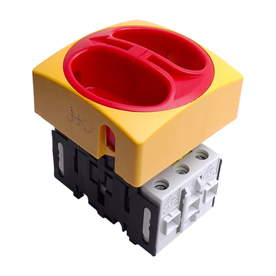 Used BACO 172000 ON-OFF Motor Disconnect Switch, 3-Pole, 600VAC 25A, *Crack*