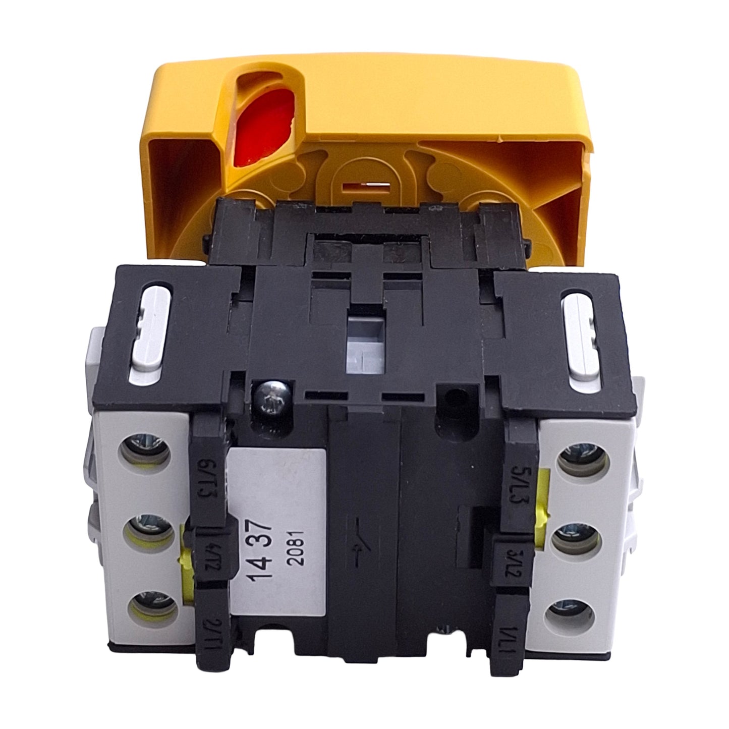 Used BACO 172000 ON-OFF Motor Disconnect Switch, 3-Pole, 600VAC 25A, *Crack*