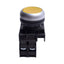 Used Baco L21AH20-3EAYL10 Pushbutton Switch, Momentary, Yellow, 1NO, 500VAC 4A, 22mm