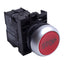 Used Baco L21AH20-3EARL01 *Stop* Pushbutton Switch Momentary Red, 1NC, 500V 4A, 22mm