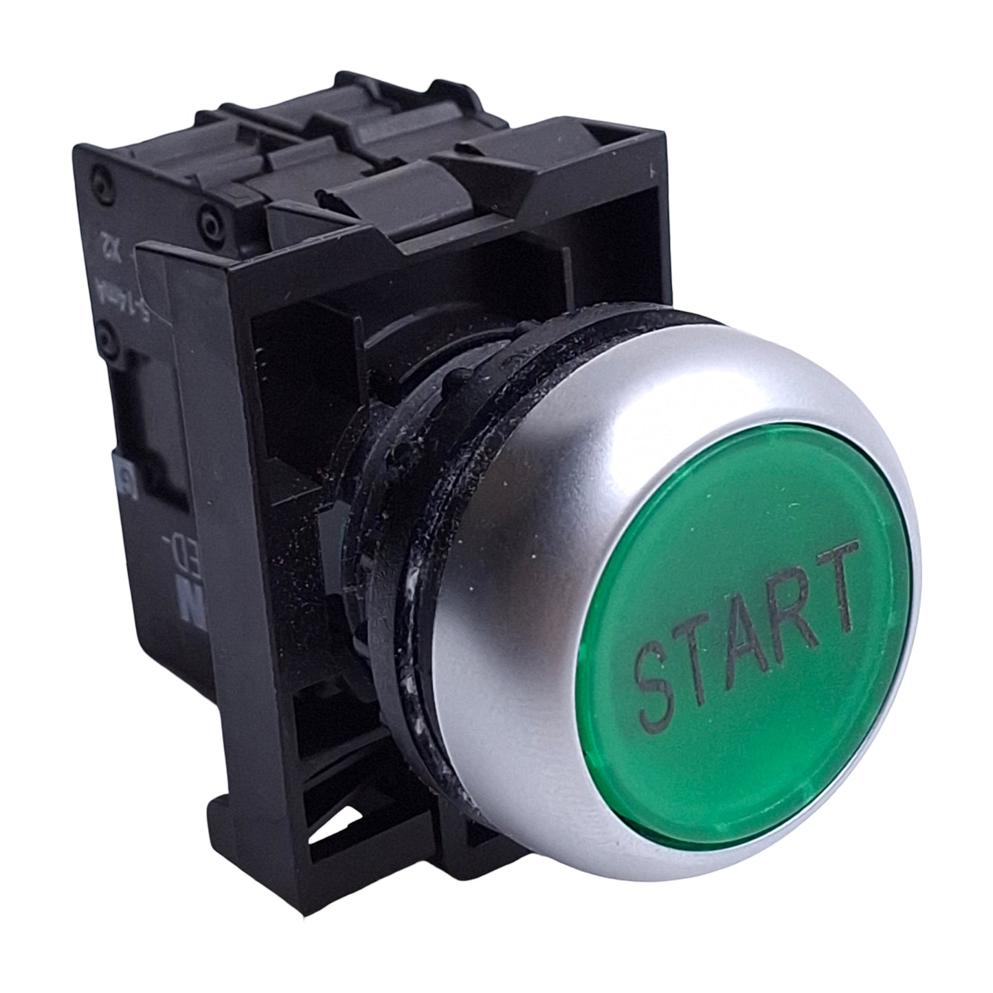 Used Baco L21AH20-3EAGL10 *Start* Pushbutton Switch Momentary Green 1NO 500V 4A 22mm