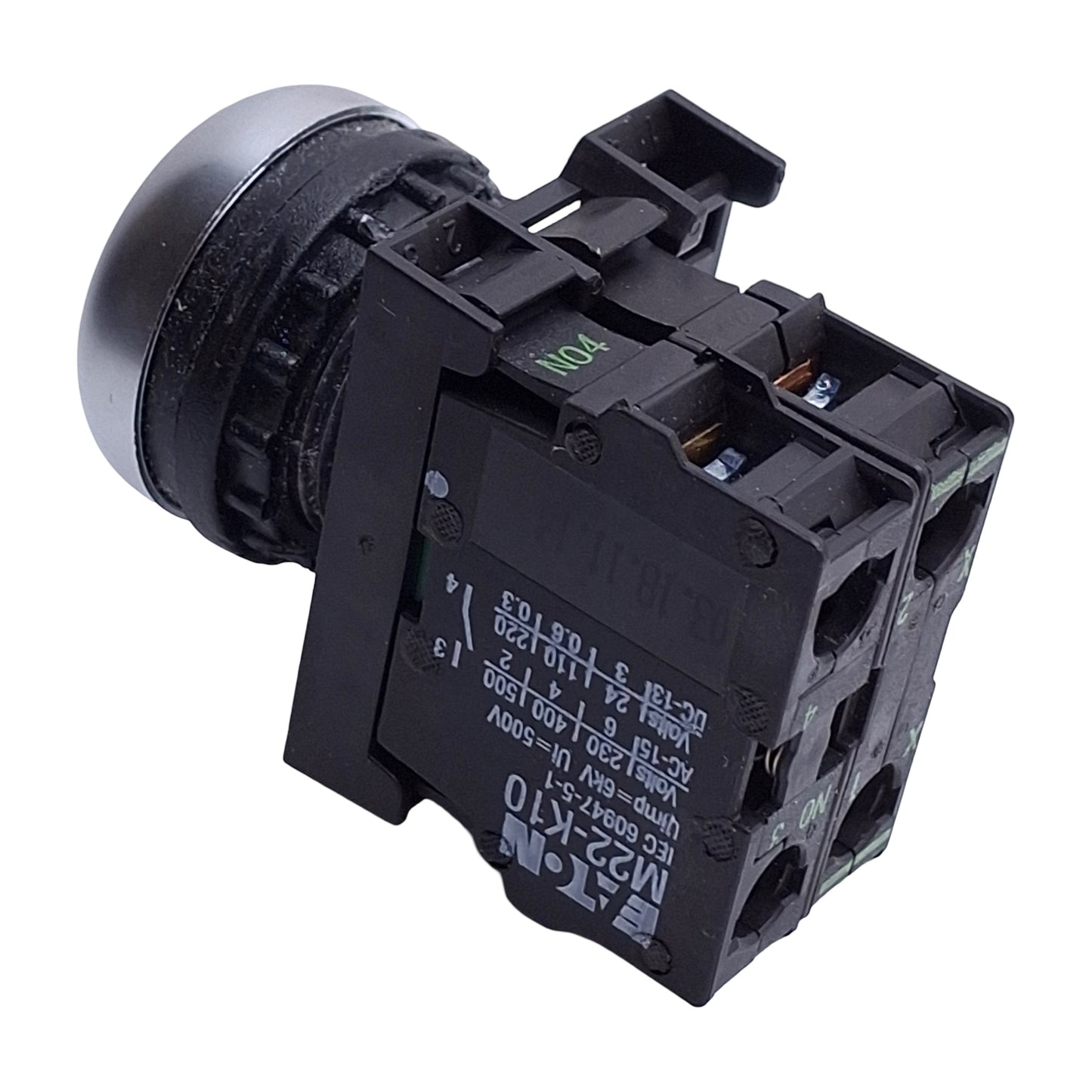 Used Baco L21AH20-3EAGL10 *Start* Pushbutton Switch Momentary Green 1NO 500V 4A 22mm