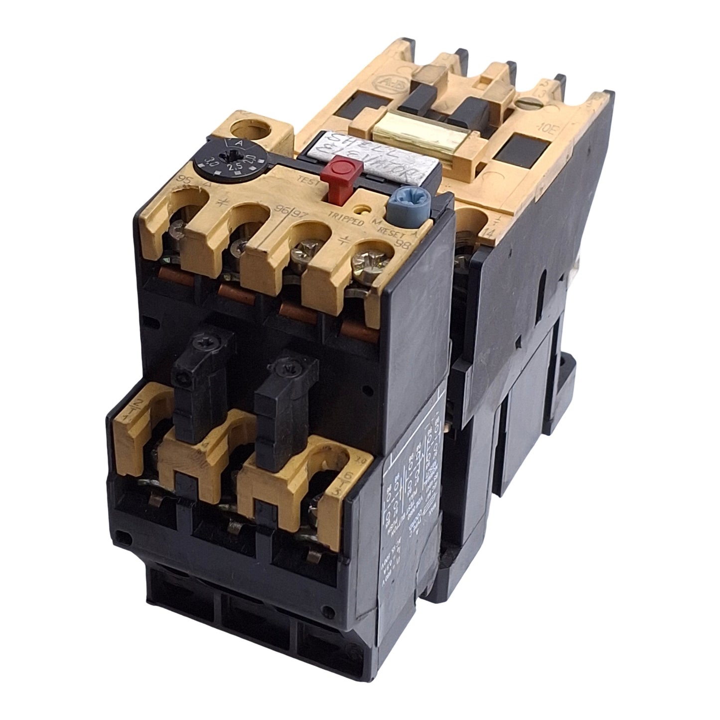 Used Allen Bradley 100-A09ND3 w/ 193-BSB30 Contactor & Overload Relay 5HP 120VAC Coil
