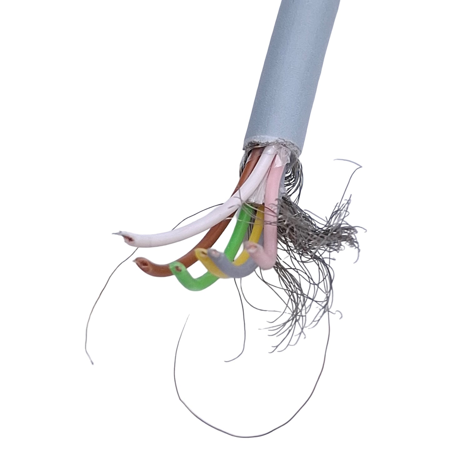 Used Festo NEBM-S1W9-E-10-Q5-LE6 Motor Cable Angled D-Sub 9-Pin to Flying Leads, 10m