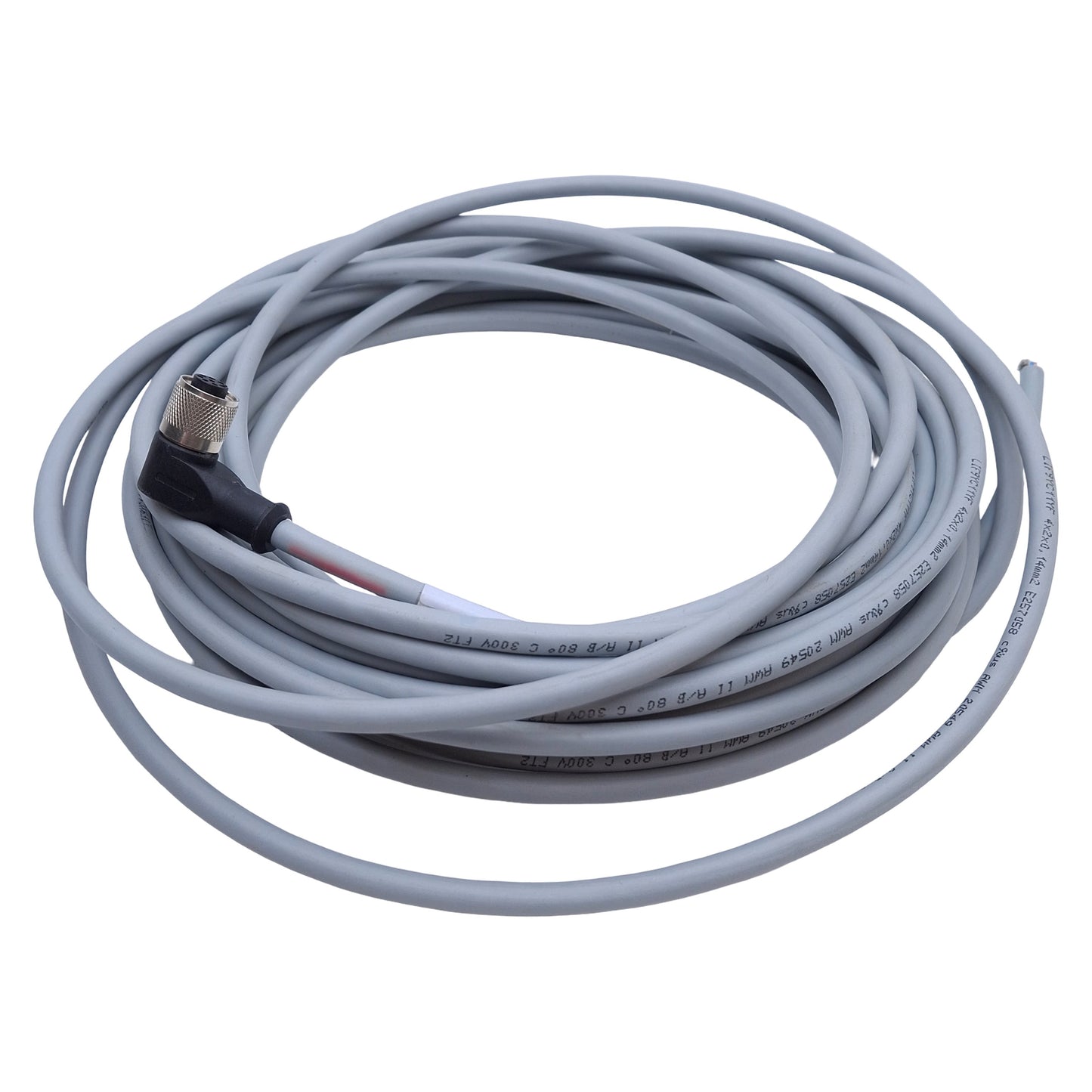 Used Festo NEBM-M12W8-E-10-LE8 Encoder Cable Angle M12 8-Pin to Flying Leads, 10m