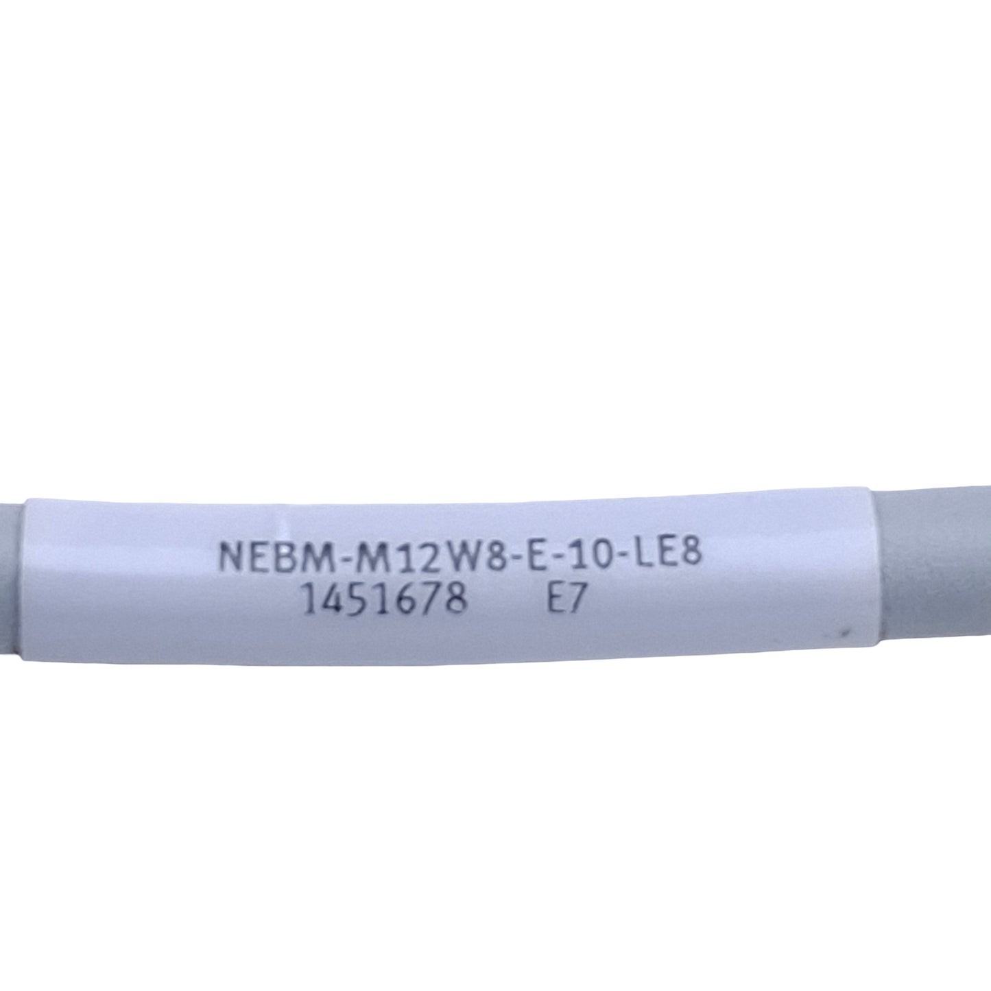 Used Festo NEBM-M12W8-E-10-LE8 Encoder Cable Angle M12 8-Pin to Flying Leads, 10m