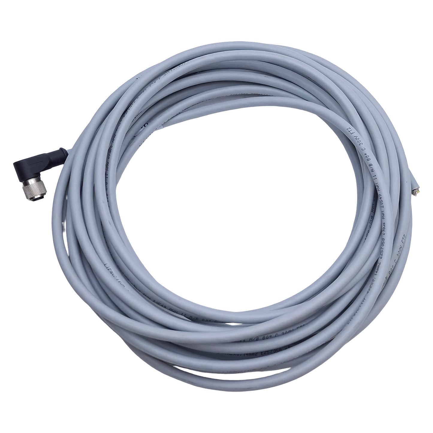 Used Festo NEBM-M12W8-E-10-LE8 Encoder Cable Angle M12 8-Pin to Flying Leads, 10m