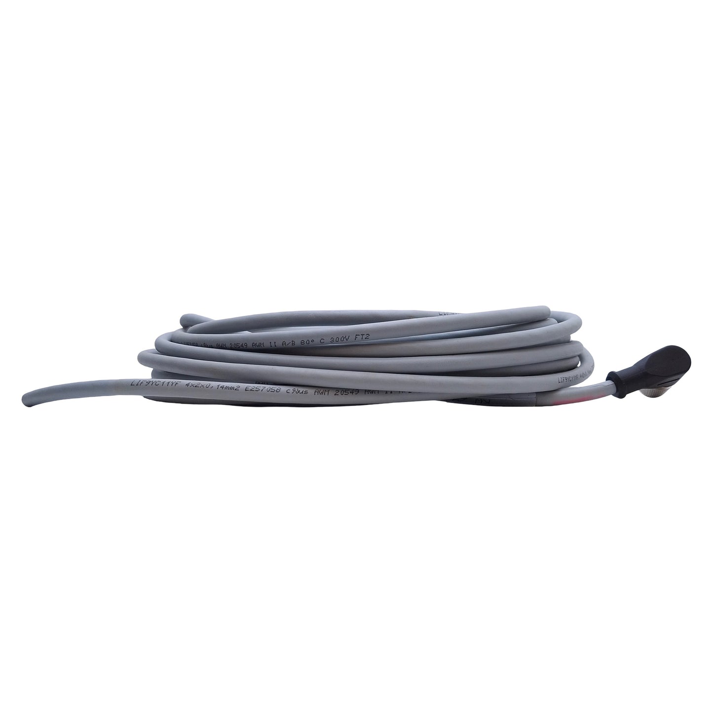 Used Festo NEBM-M12W8-E-10-LE8 Encoder Cable Angle M12 8-Pin to Flying Leads, 10m