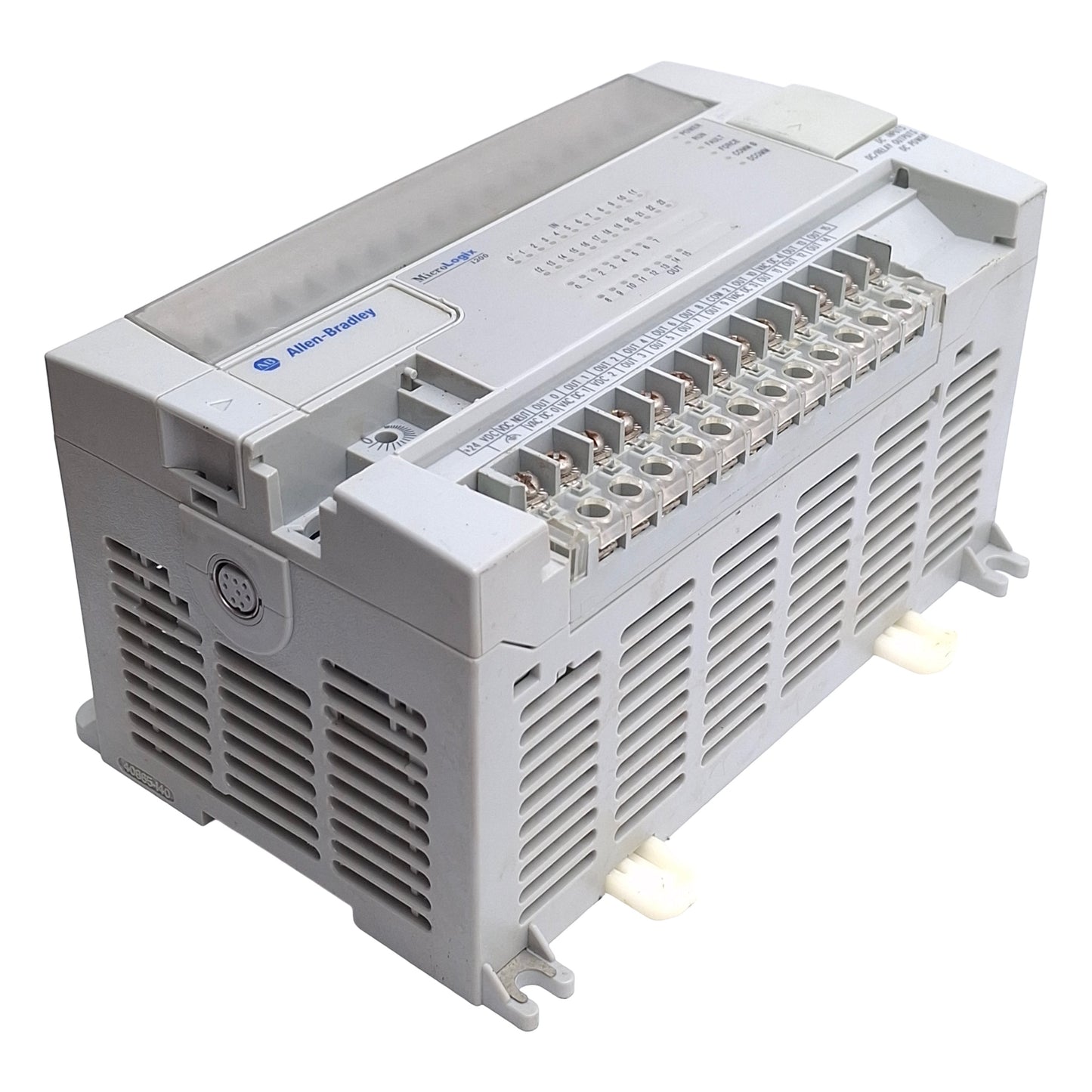 Used Allen Bradley 1762-L40BXBR Ser C FRN 9 MicroLogix 1200 PLC, 24x In, 16x Out