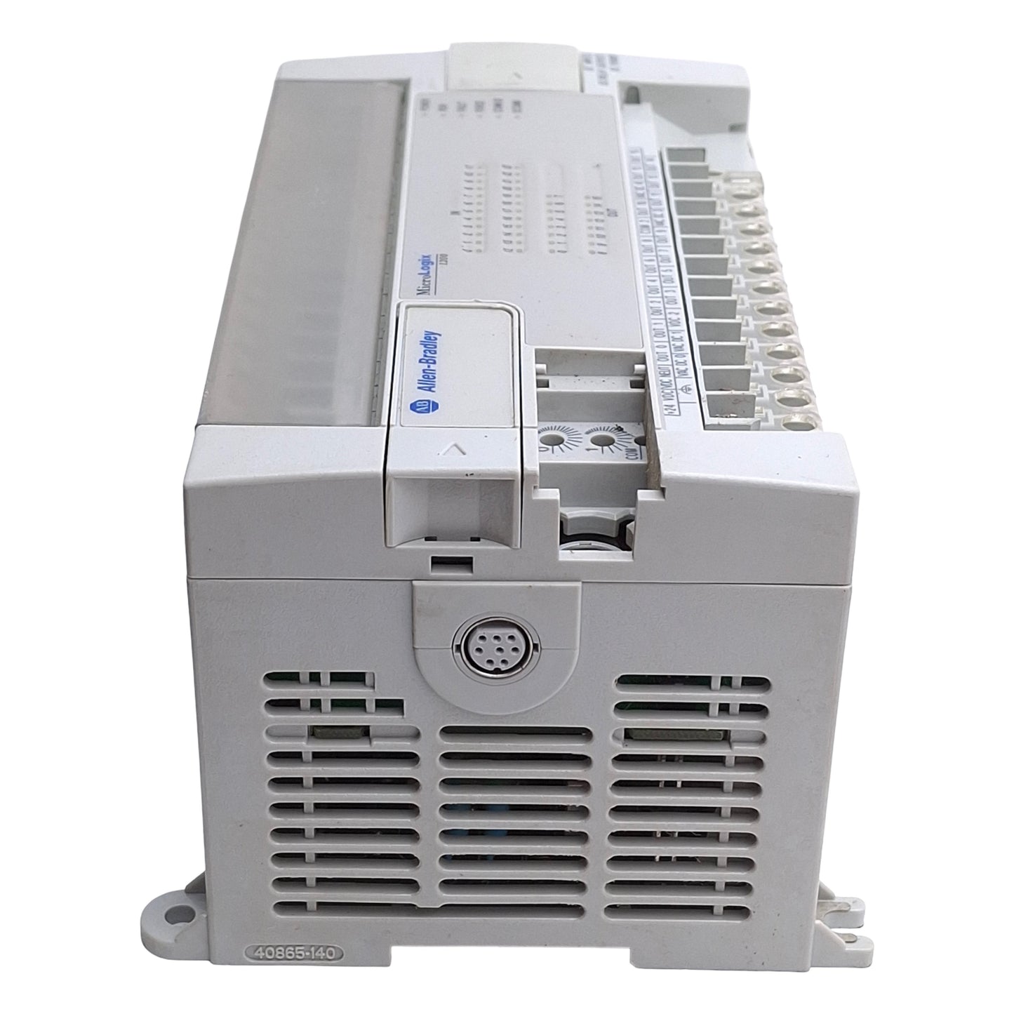 Used Allen Bradley 1762-L40BXBR Ser C FRN 9 MicroLogix 1200 PLC, 24x In, 16x Out