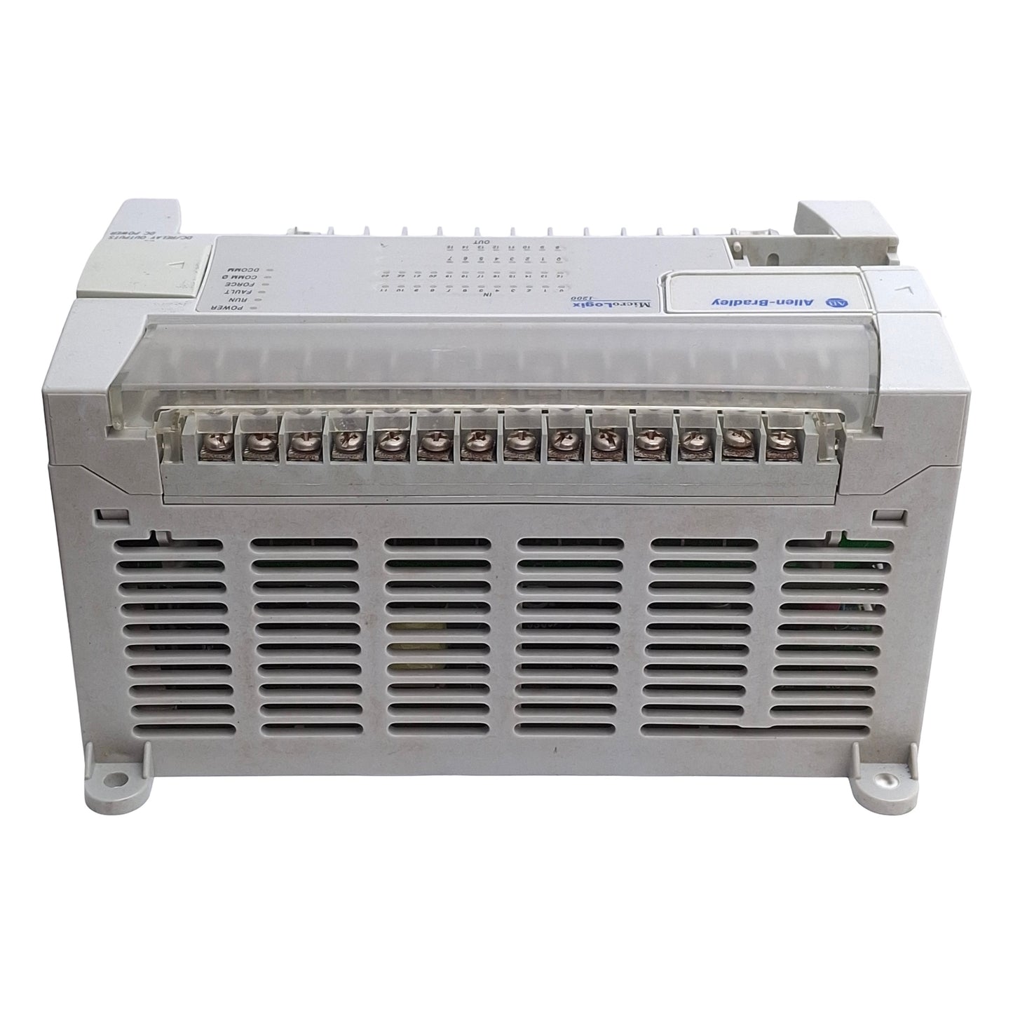 Used Allen Bradley 1762-L40BXBR Ser C FRN 9 MicroLogix 1200 PLC, 24x In, 16x Out