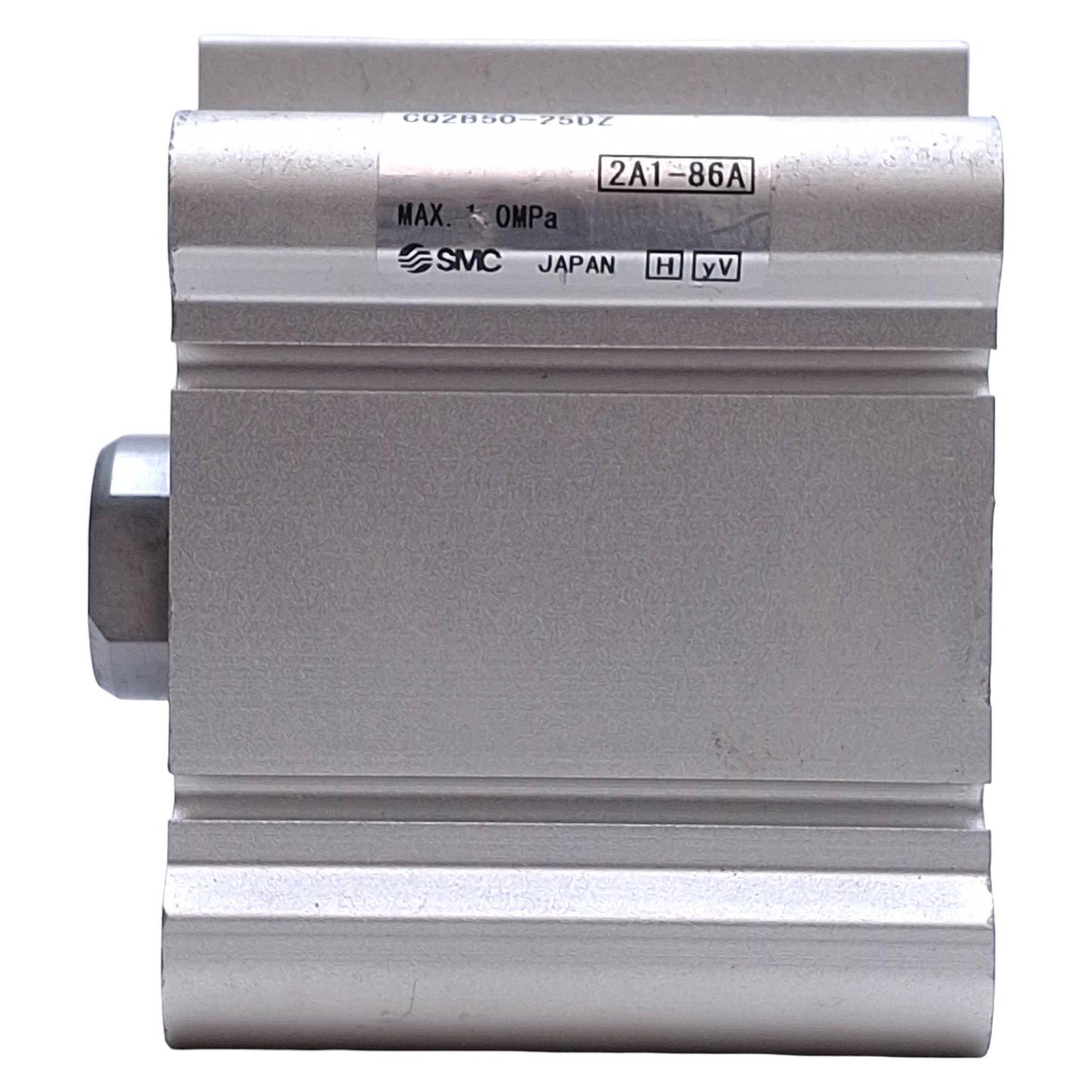 Used SMC CQ2B50-25DZ Compact Double Acting Cylinder 50mm Bore, 25mm Stroke, 1/4"RC