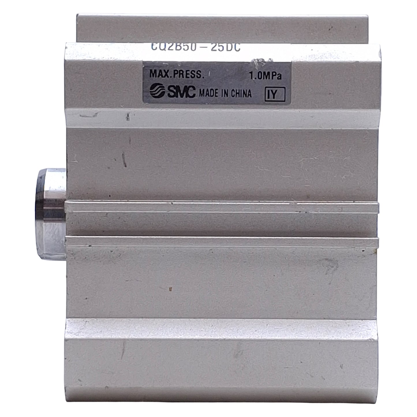 Used SMC CQ2B50-25DC Compact Double Acting Cylinder 50mm Bore, 25mm Stroke, 1/4"RC