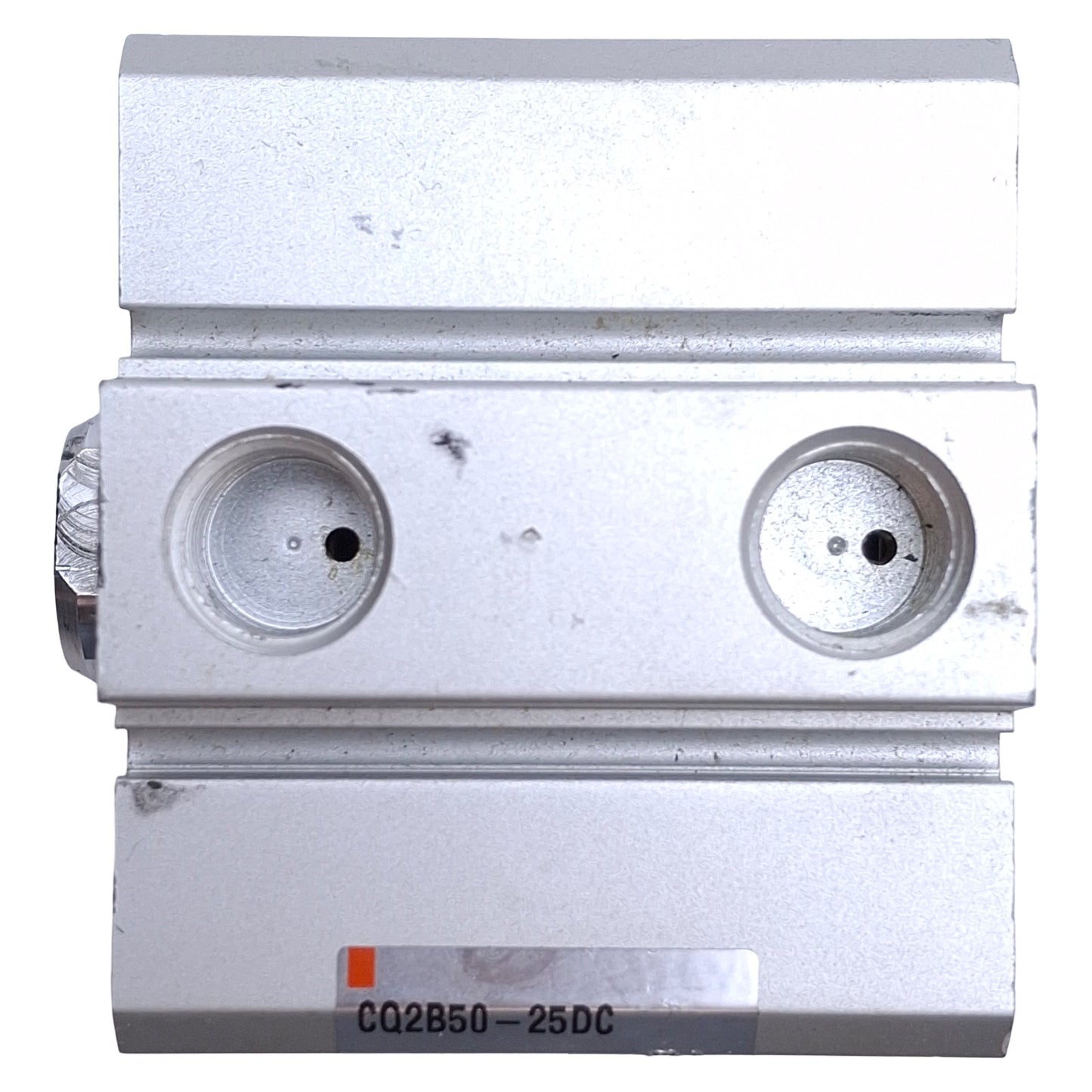 Used SMC CQ2B50-25DC Compact Double Acting Cylinder 50mm Bore, 25mm Stroke, 1/4"RC
