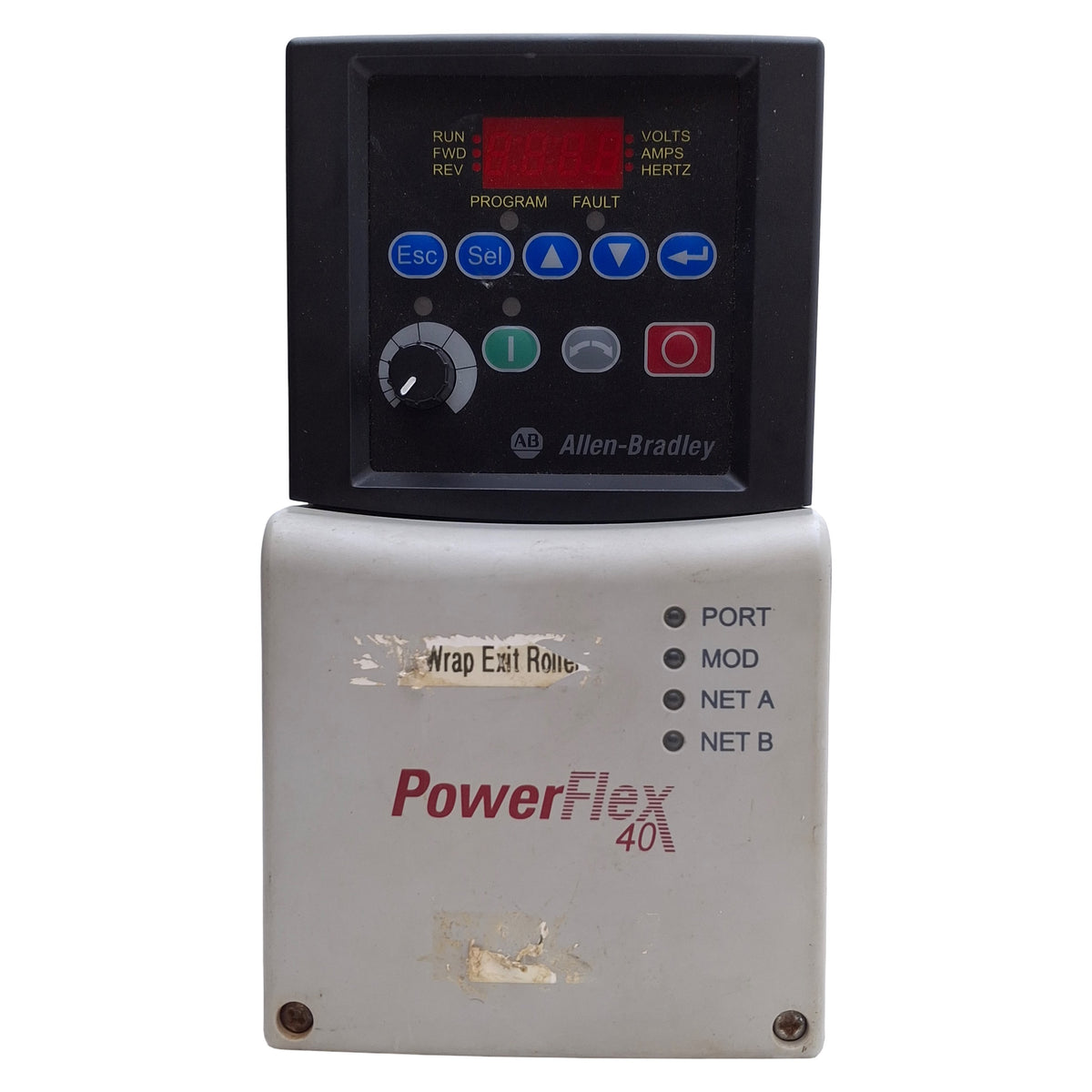 Used Allen Bradley 22B-E3P0N104 PowerFlex 40 AC Variable Frequency Drive 2HP 600V 3Ø