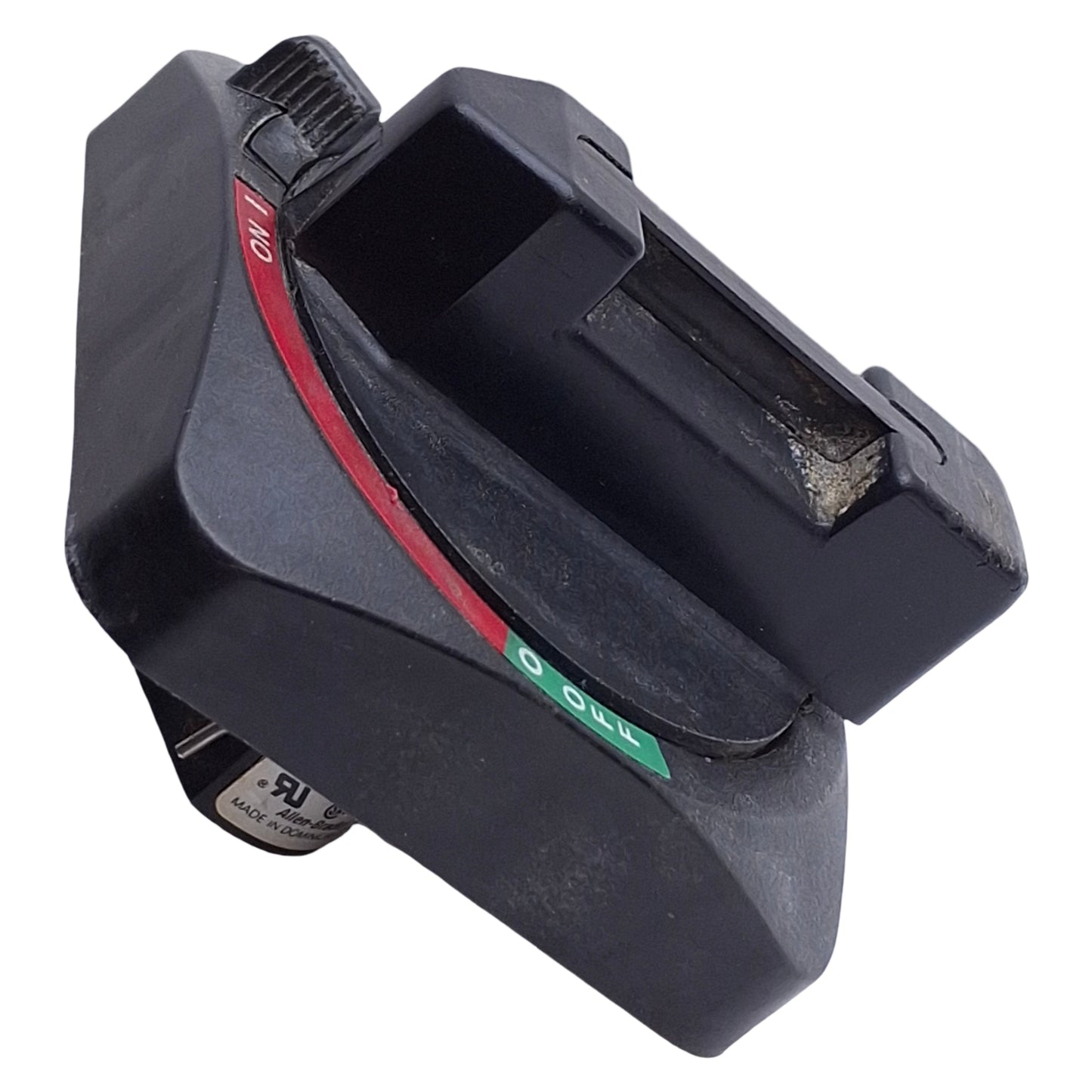 Used Allen Bradley 194R-HS4 Disconnect Rotary Switch Handle, Black, 2-Position, 90°