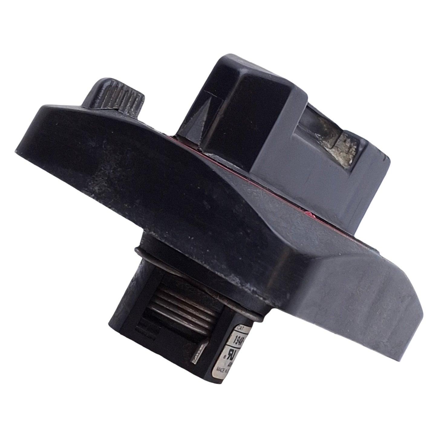 Used Allen Bradley 194R-HS4 Disconnect Rotary Switch Handle, Black, 2-Position, 90°