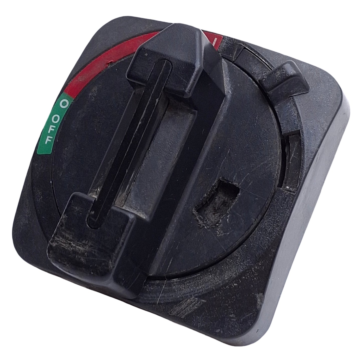 Used Allen Bradley 194R-HS4 Disconnect Rotary Switch Handle, Black, 2-Position, 90°