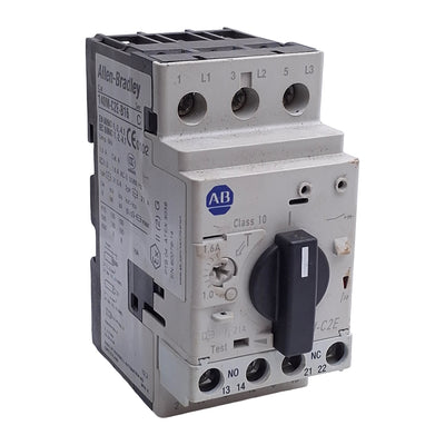 Used Allen Bradley 140M-C2E-B16 3-Pole Motor Protector Circuit Breaker w/140M-C-AFA11